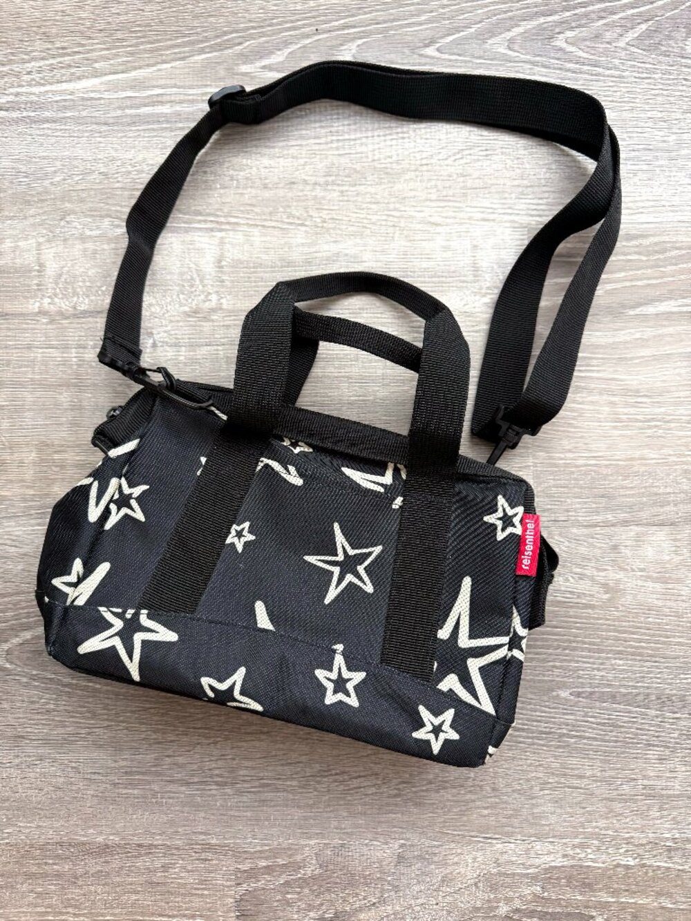 Reisenthel Allrounder XS Star Motif Black Crossbody / Shoulder Bag